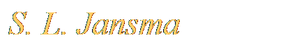 Text Box: S. L. Jansma
